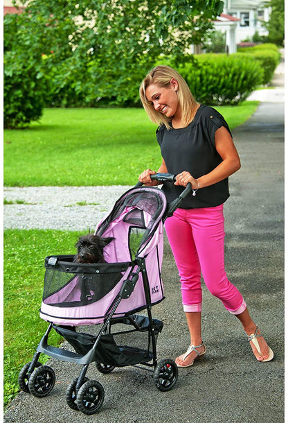 Zipperless Pet Stroller - Pet Gear Happy Trails No-Zip Pet Stroller Pet Strollers Pet Gear 