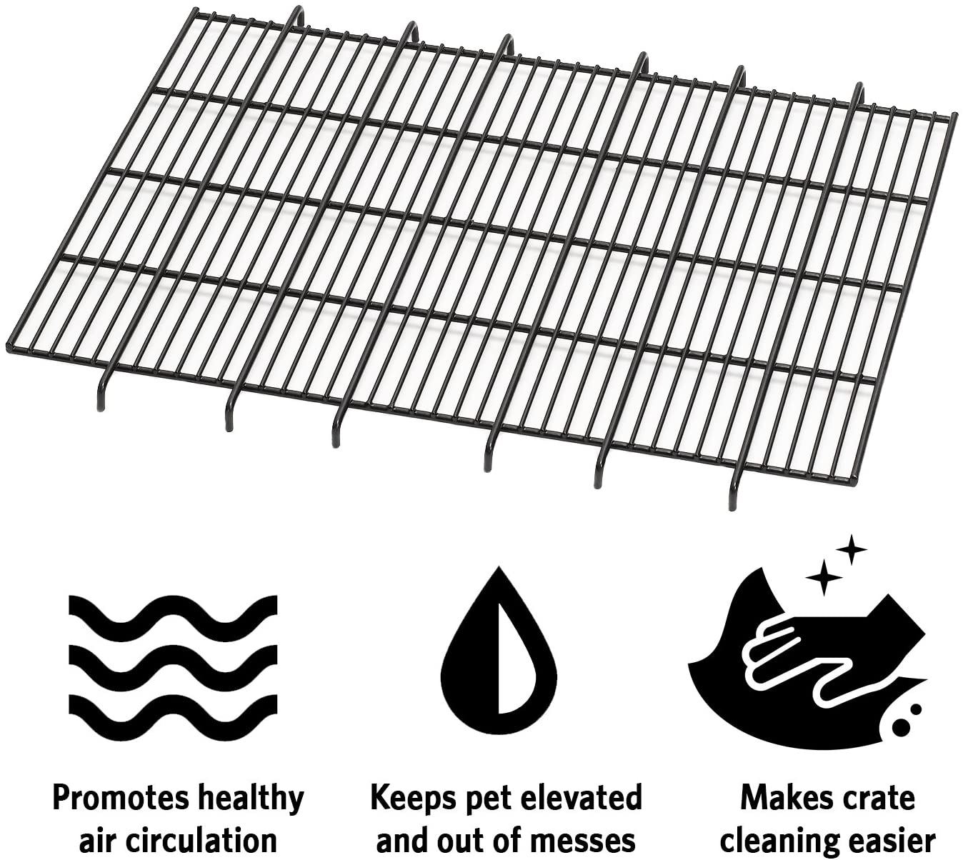 Dog Crate Raised Floor Grid - Midwest Dog Cage Floor Grid for Models 1624, 1624DD, 724UP Midwest 