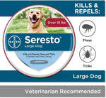 Flea and Tick Collar for Large Dogs - Seresto 8-Month Flea and Tick Collar InfiniteWags 