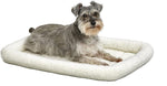 Fleece Dog Crate Bed with Comfortable Bolster - Midwest Homes for Pets Quiet Time Crate Pad Midwest 30" x 21" 
