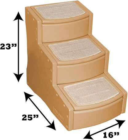 3 Step Pet Stairs - 150lb Capacity - Pet Gear Easy Step III Pet Stairs Dog Steps Pet Gear 