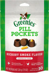 Pill Pocket Dog Treats - Greenies Pill Pockets Treats for Dogs Greenies Hickory Smoke - (7.9 oz) 