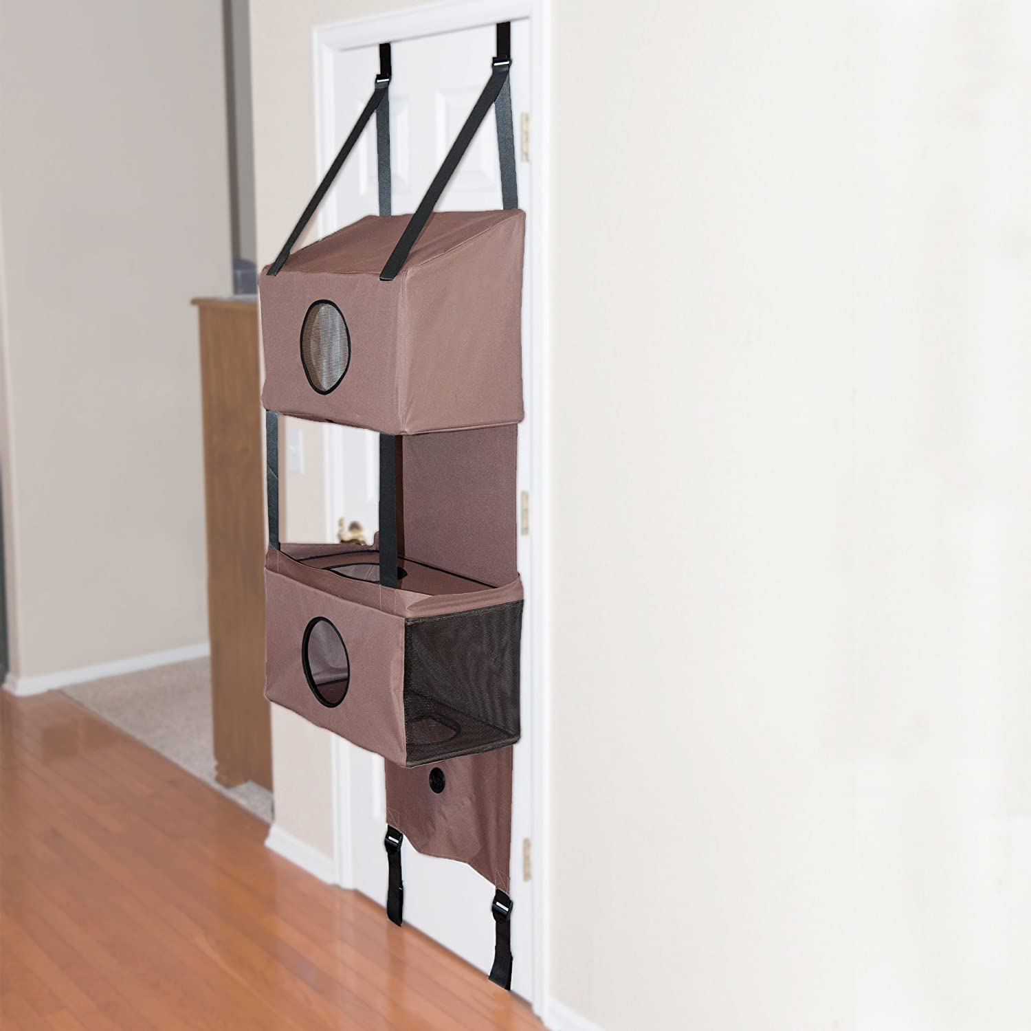 Door Hanging Cat House - 57" x 22" x 12" - K&H Pet Products Hanging Feline Funhouse K&H Pet Products 