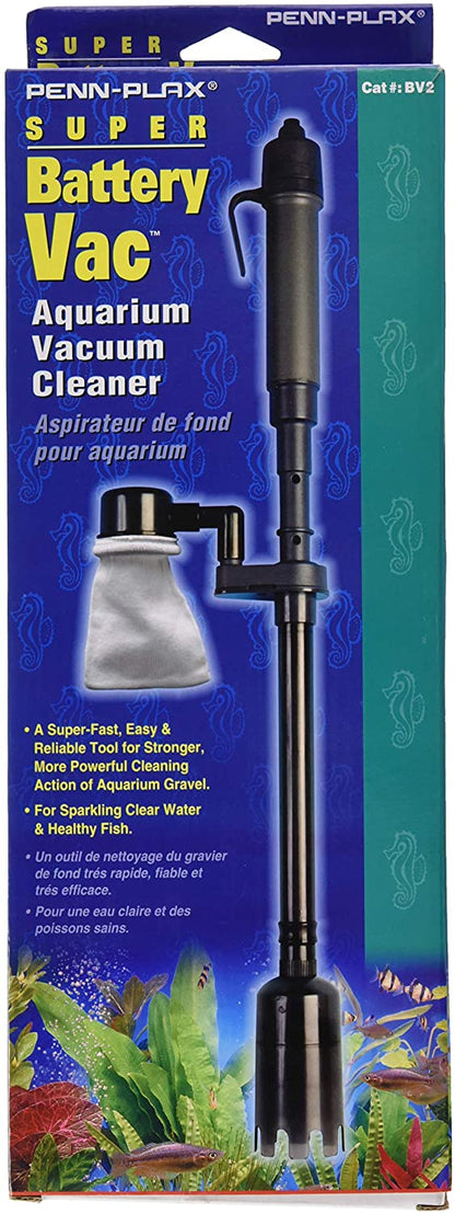 Aquarium Vacuum Cleaner - Penn Plax Super Battery Powered Gravel Cleaner Aquariums/Aquarium Gravel Cleaners Penn Plax 