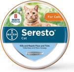 Flea and Tick Collar for Cats - 8-Month - Seresto Bayer 