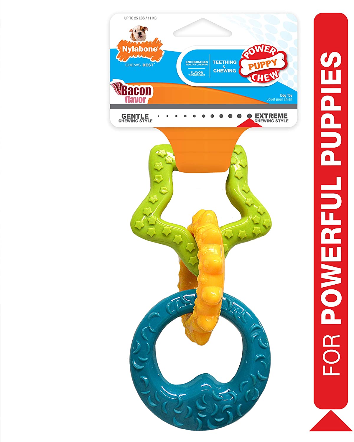 Puppy Teething Rings Chew Toy - Nylabone Nylabone 