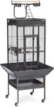 Small Wrought Iron Bird Cage - 18" L x 18" W x 31.5" H - Prevue Hendryx Bird Cages Prevue Hendryx Black 