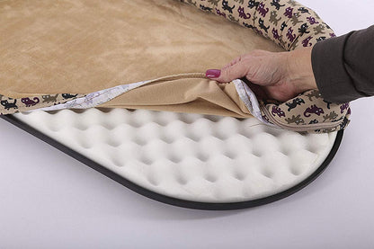 Bolster Cat Bed Perch - Kitty Sill Deluxe with Bolster - K&H Pet Products K&H Pet Products 