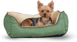 Self Warming Dog Bed - 16-Inch by 20-Inch - K&H Manufacturing Lounge Sleeper K&H Pet Products Sage / Tan 
