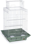 Play Top Bird Cage - Prevue Hendryx Clean Life Bird Cages Prevue Hendryx Green & White 