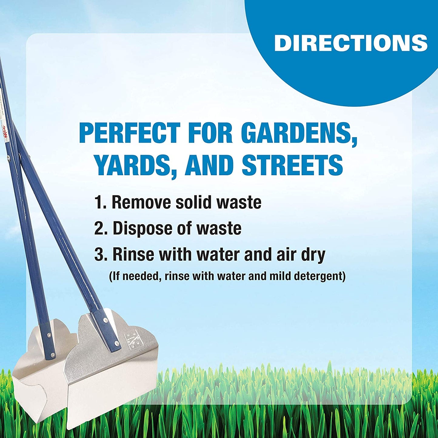 32" Dog Pooper Scooper - Four Paws Sanitary Pooper Scooper Plain Scoop Four Paws 