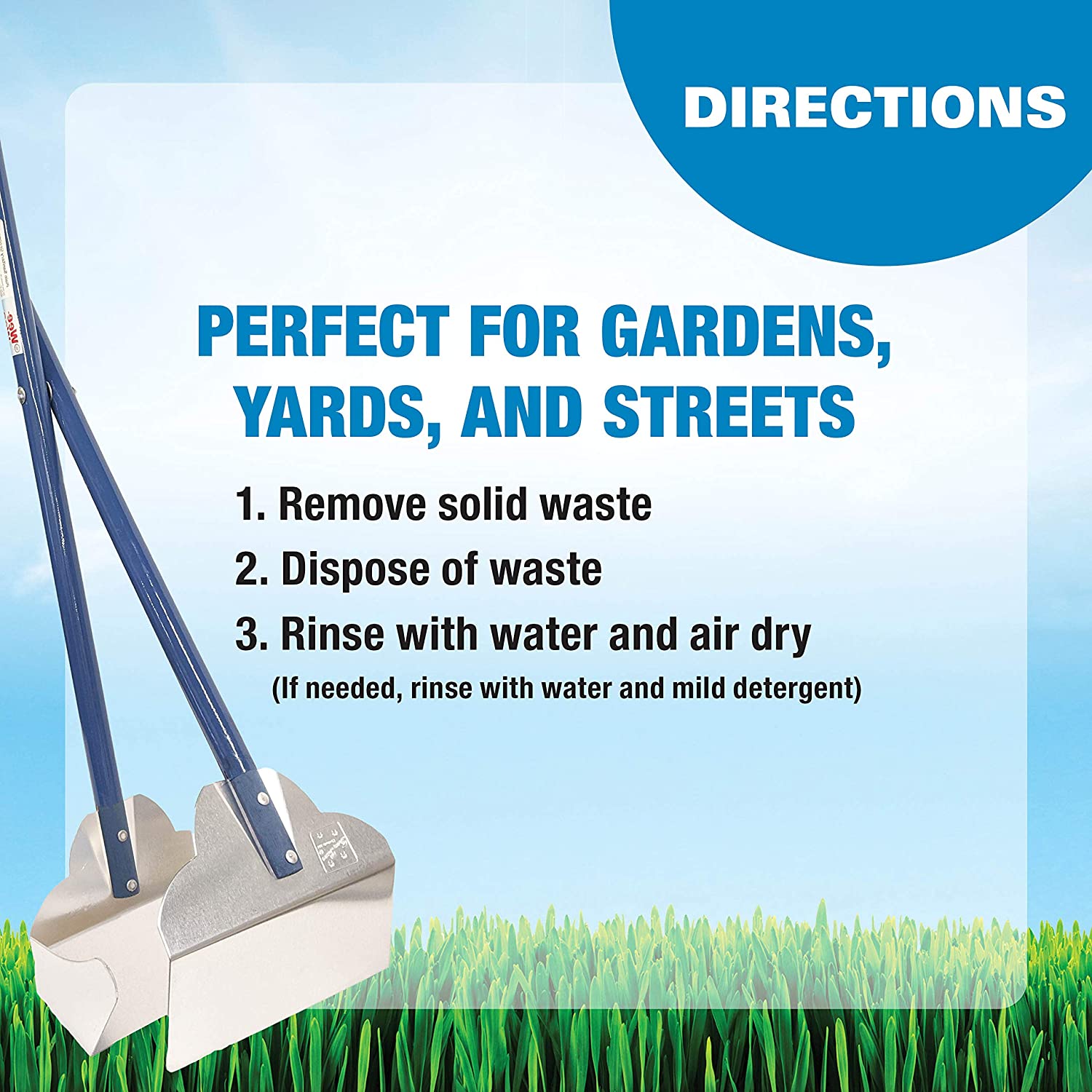 32" Dog Pooper Scooper - Four Paws Sanitary Pooper Scooper Plain Scoop Four Paws 