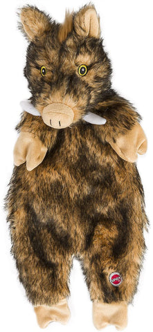 Stuffing Free Boar Dog Toy - Squeaky - Ethical Pet Products Furzz Plush Boar Dog Toys Ethical Pets 