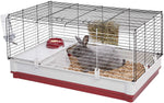 40" Large Rabbit Cage - Wabbitat Deluxe Rabbit Home- Includes Hay Feeder, Water Bottle, Feed Bowl, Elevated Feed Area Midwest 