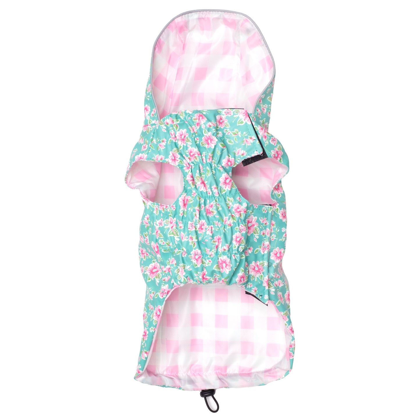 Floral Dog Rain Jacket - The Worthy Dog London Raincoat Dog Rain Jackets TheWorthyDog 