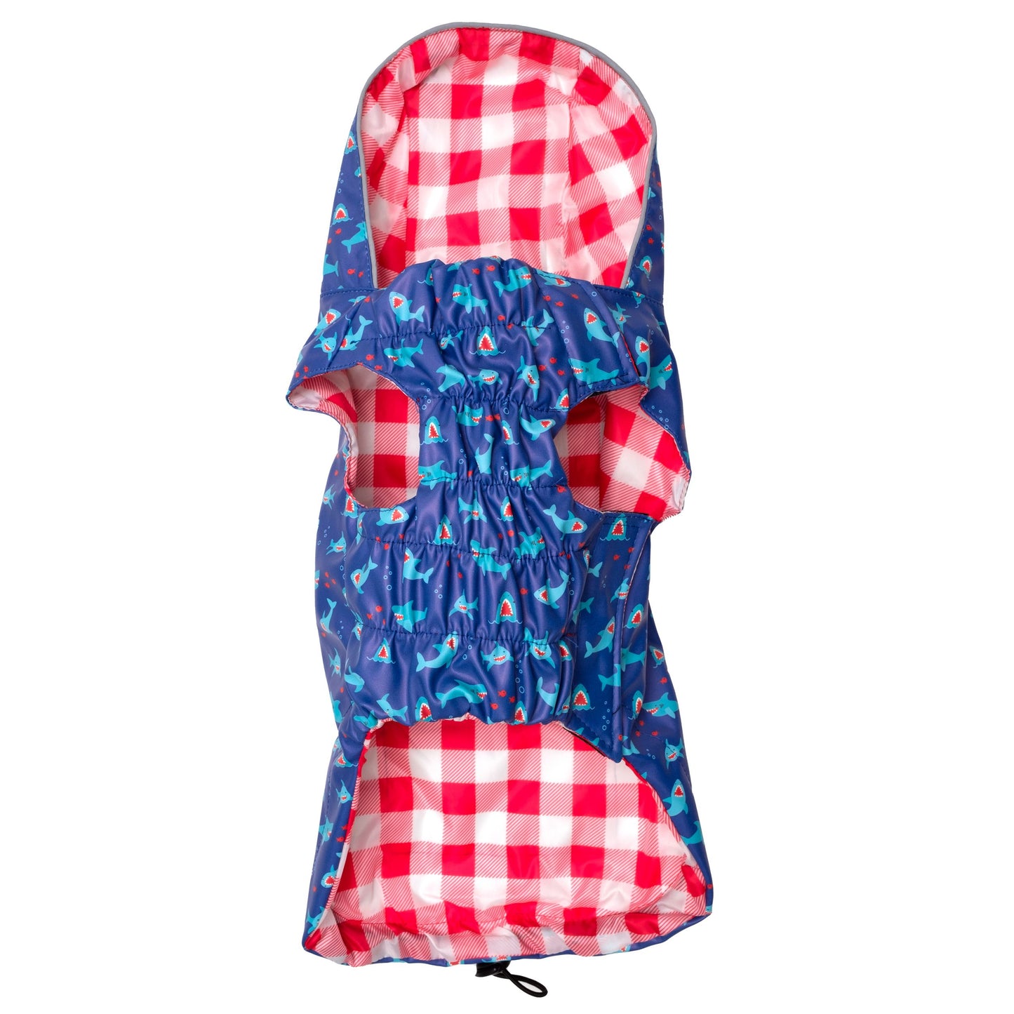 Shark Dog Rain Jacket - The Worthy Dog London Raincoat Dog Rain Jackets TheWorthyDog 