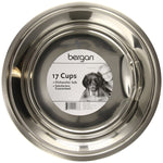 Stainless Steel Dog Food and Water Bowl - Bergan - Up to 17 cups of Dry Food Bergan 