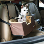 Elevated Dog Car Seat - Hangin' Bucket Booster Pet Seat - K&H Pet Products K&H Pet Products Tan 