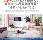 Flea and Tick Home Spray - Effectively kills fleas, flea eggs, flea larvae, bed bugs, and more - 24 ounces - Adams Adams 