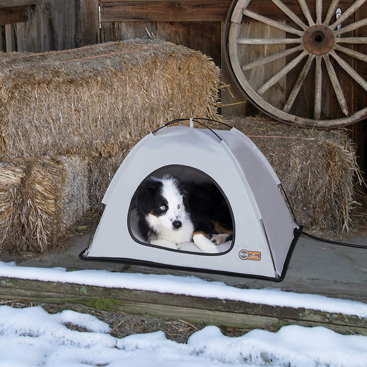 Outdoor Heated Pet Shelter - Pet Thermo Tent - K&H Pet Products K&H Pet Products 