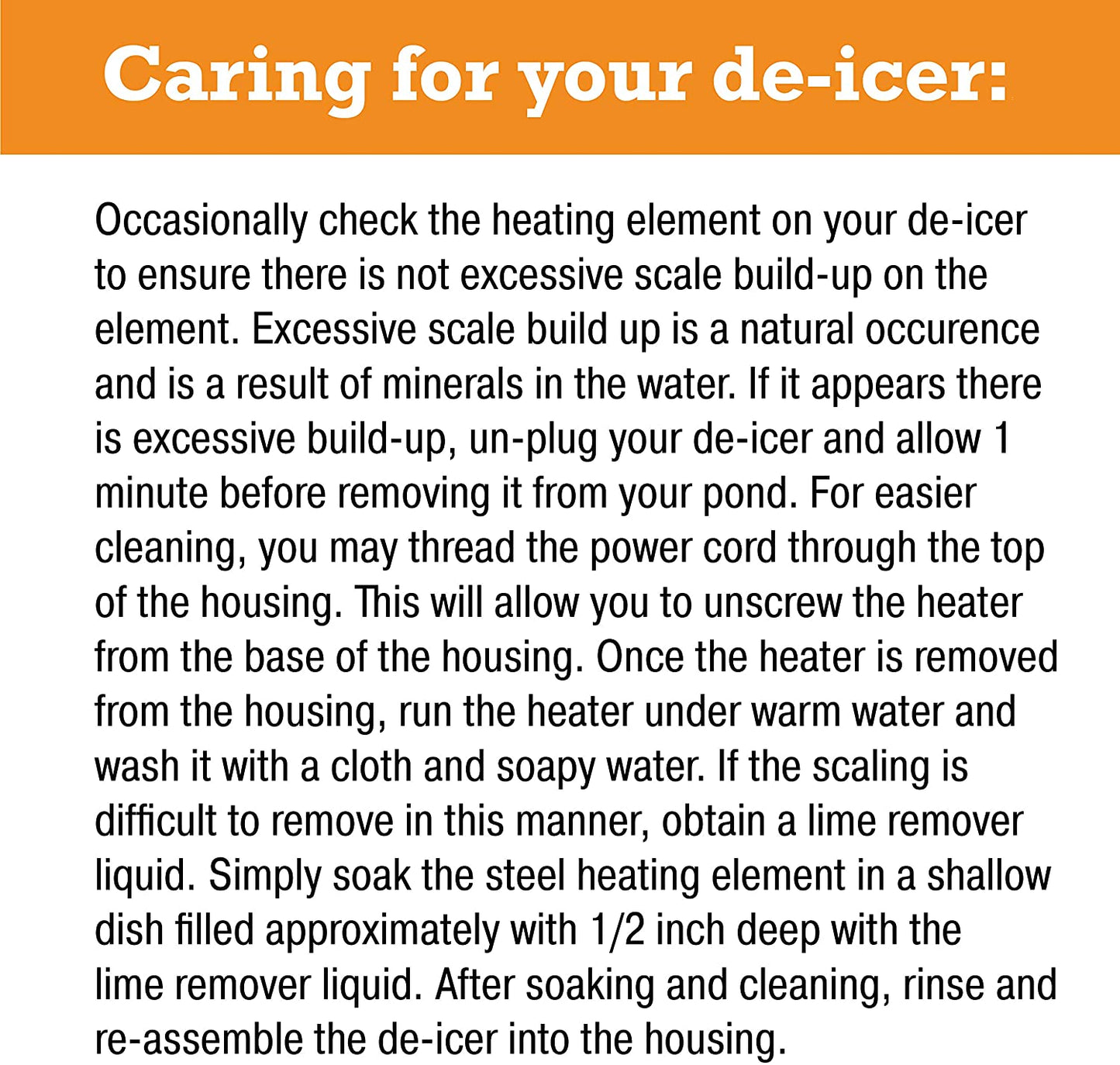 Pond De-Icer - 1500 watts - Perfect Climate Deluxe Pond De-Icer - K&H Pet Products K&H Pet Products 