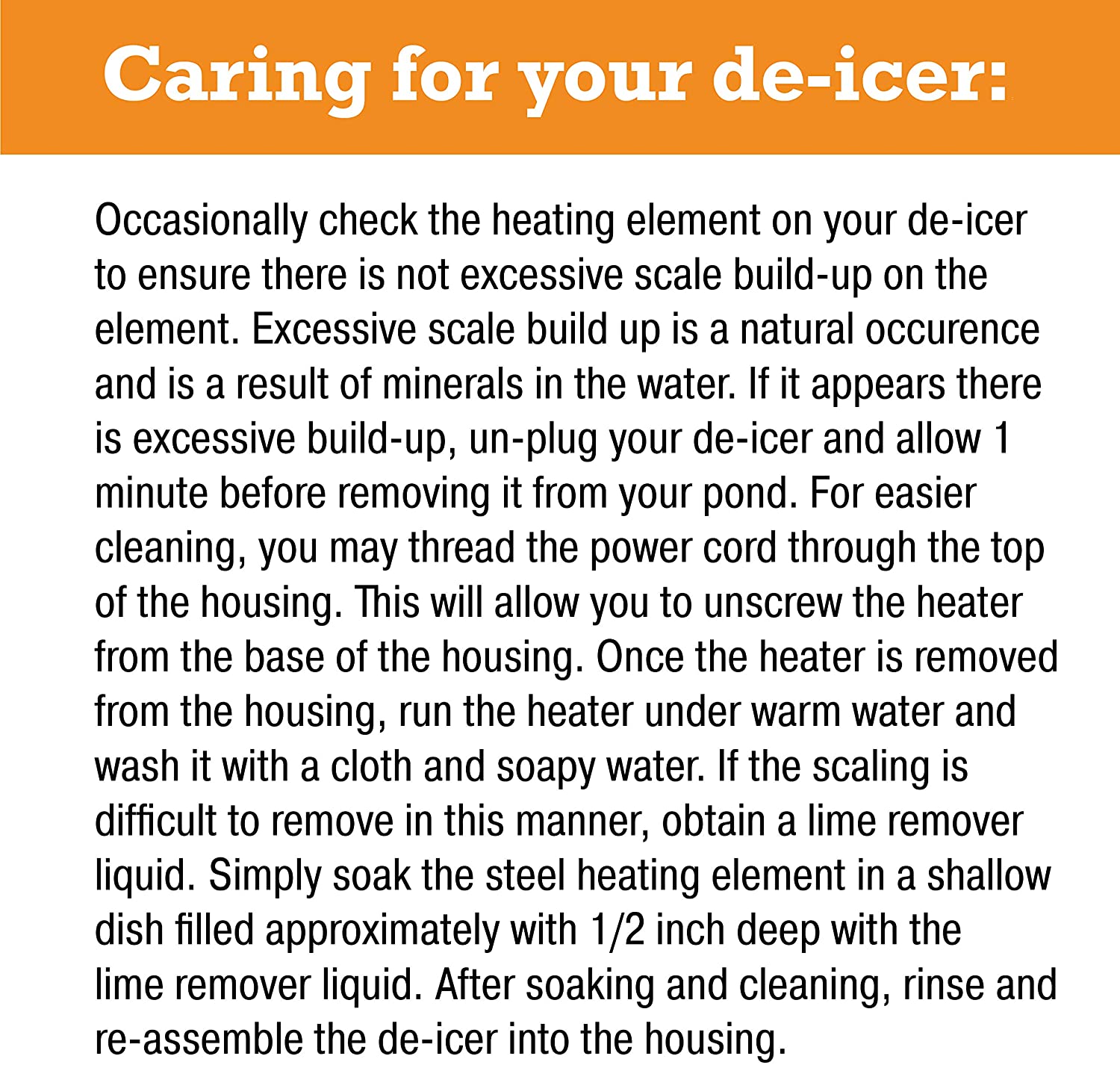 Pond De-Icer - 1500 watts - Perfect Climate Deluxe Pond De-Icer - K&H Pet Products K&H Pet Products 