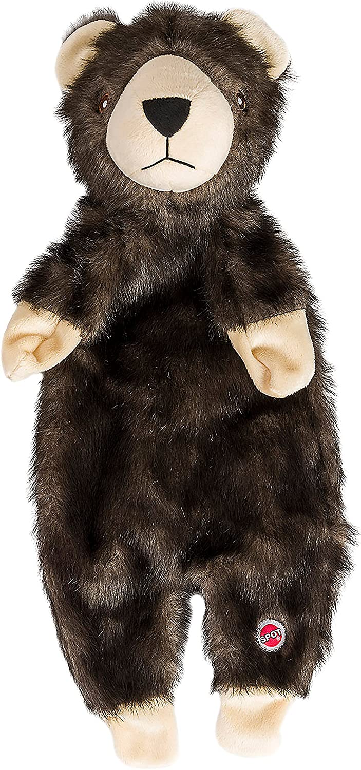 Stuffing Free Bear Dog Toy - Squeaky - Ethical Pet Products Furzz Plush Bear Dog Toys Ethical Pets Large - 20" 
