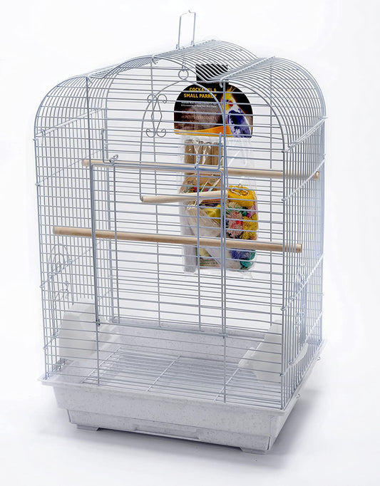 Cockatiel Bird Cage Kit - Penn Plax Cockatiel Scalloped Top Bird Cage Kit Bird Cages Penn Plax 