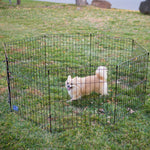 Foldable Metal Exercise Pet Playpen - 8 Panels - Midwest Homes for Pets Midwest 