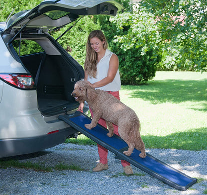 Foldable Dog Ramp - 150lb Capacity - Pet Gear Pet Gear Full Length Bi-Fold Pet Ramp Dog Ramps Pet Gear 