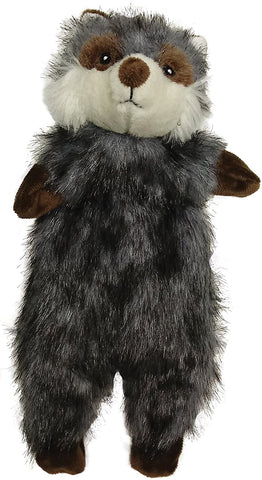 Stuffing Free Racoon Dog Toy - Squeaky - Ethical Pet Products Furzz Plush Raccoon Dog Toys Ethical Pets 