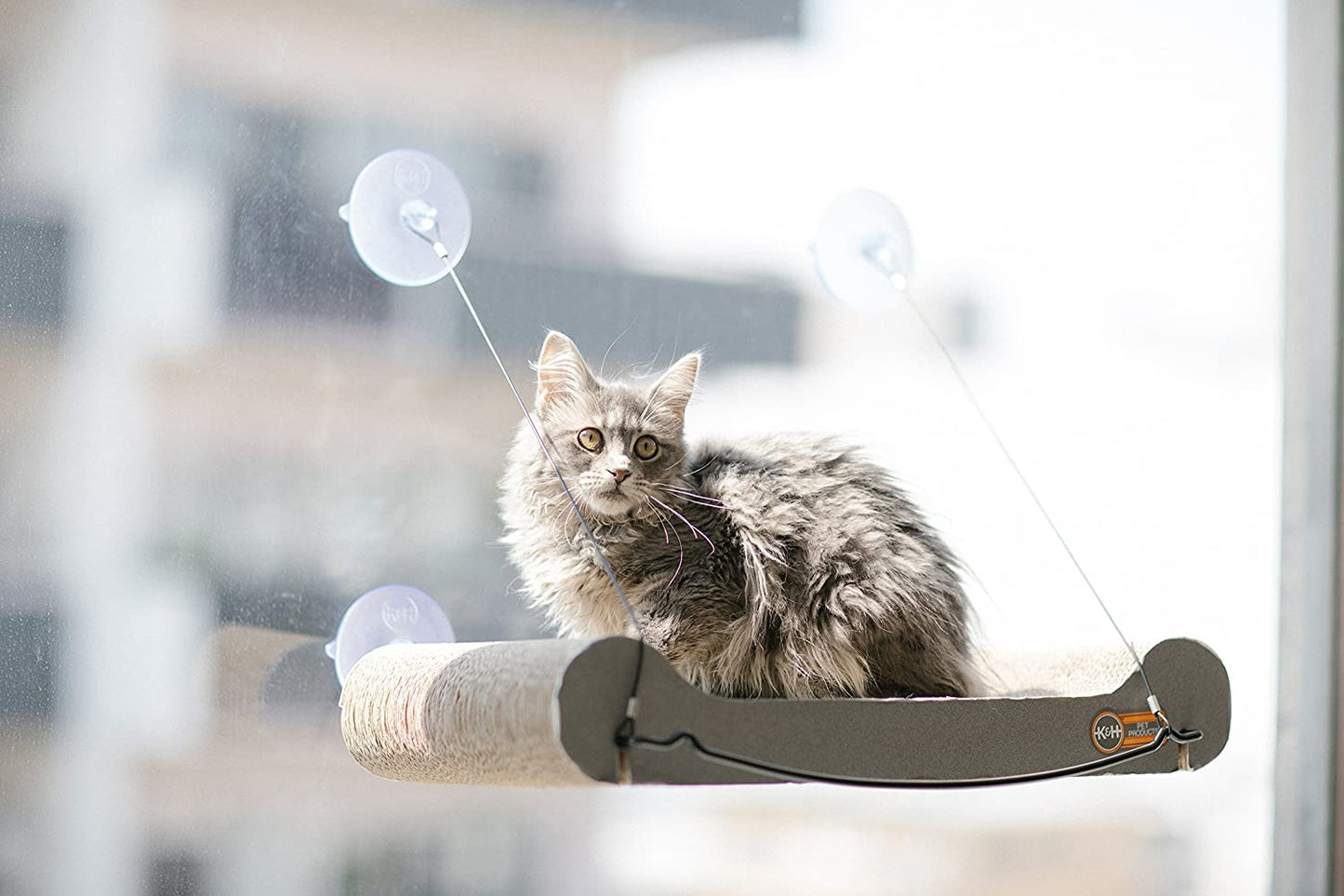 Cat Scratcher Window Sill - K&H Pet Products EZ Mount Cat Scratcher Kitty Sill K&H Pet Products 