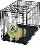 Folding Dog Crate - Ovation Single Door Crate with Up and Away Door Midwest Medium - 31.25" x 19.25" x 21.50" 