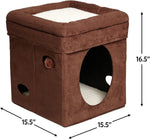 Cube Cat House - Curious Cat Cube - Cozy Cat Hideaway - Midwest Home for Pets Midwest 