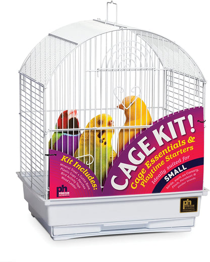Small Bird Cage Kit - Round Roof Bird Cage Kit - Prevue Hendryx Bird Cages Prevue Hendryx 