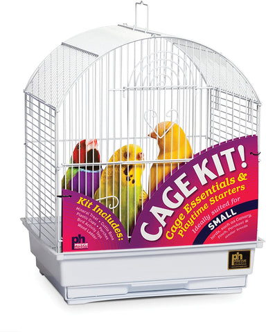 Small Bird Cage Kit - Round Roof Bird Cage Kit - Prevue Hendryx Bird Cages Prevue Hendryx 
