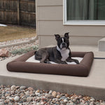 Outdoor Heated Dog Bed - Deluxe Lectro-Soft Outdoor Heated Pet Bed - K&H Pet Products K&H Pet Products Medium - 26.5″ x 30.5″ x 3.5″ Brown 