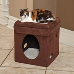 Cube Cat House - Curious Cat Cube - Cozy Cat Hideaway - Midwest Home for Pets Midwest 