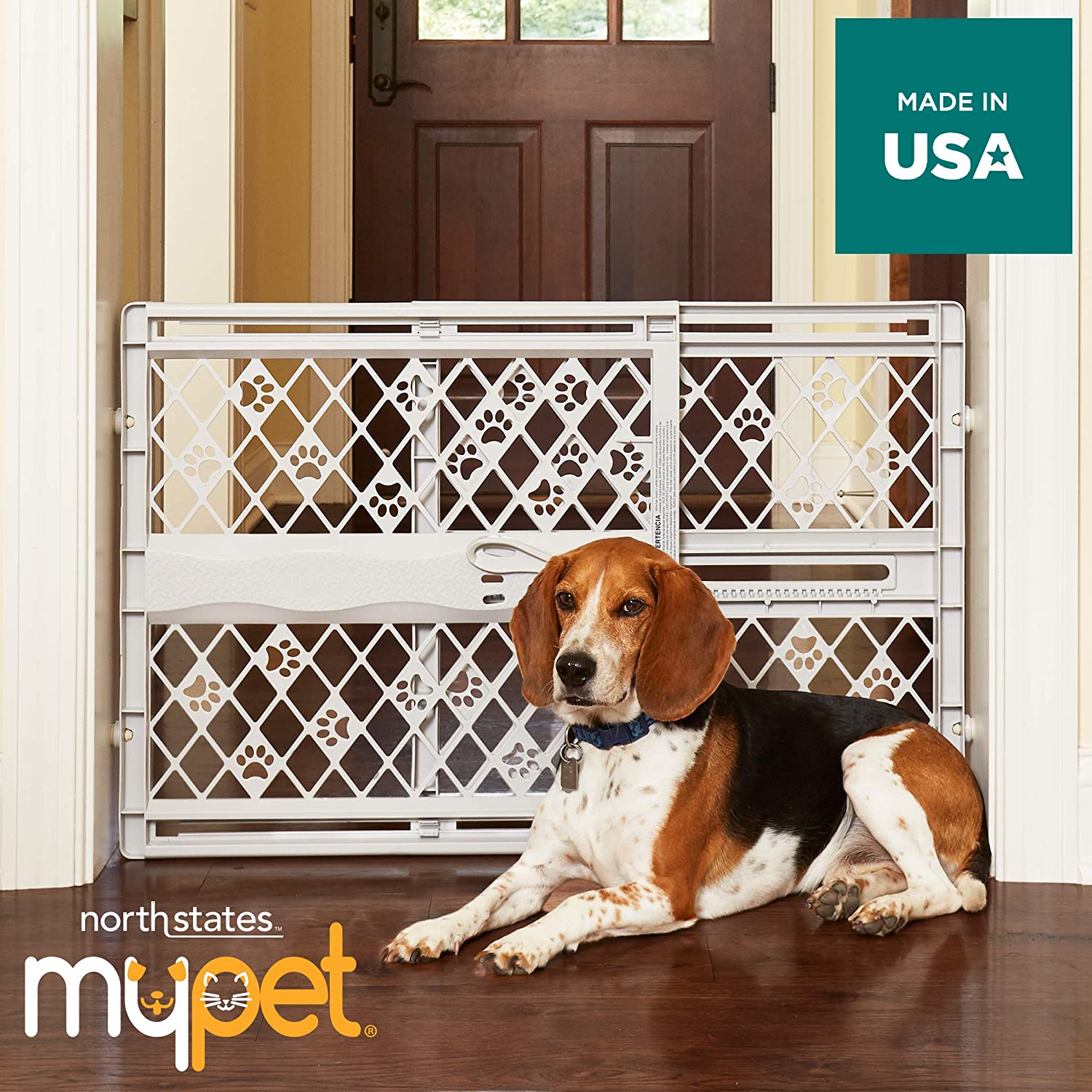 Portable Pressue Pet Gate- Fits 26"- 40" Wide - Expands & Locks in Place with no Tools - North States North States 