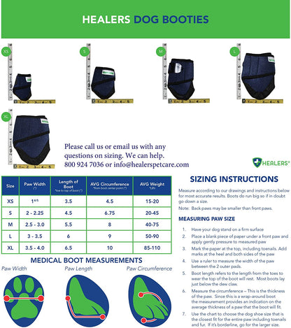 Healers Pet Medical Dog Boots and Bandages Healers 
