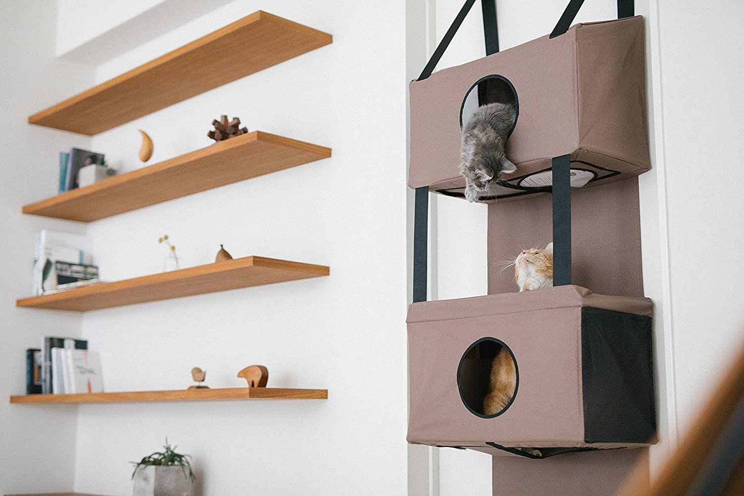 Door Hanging Cat House - 57" x 22" x 12" - K&H Pet Products Hanging Feline Funhouse K&H Pet Products 