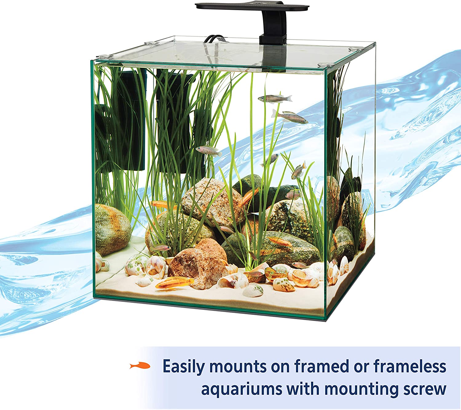 Aqueon Freshwater Aquarium Clip-On LED Light - 2 Way Control Aqueon 