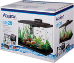 20 Gallon Long Aquarium Kit - Aqueon 20 Gallon LED Aquarium Kit - Fish Tank Starter Kit Aqueon 