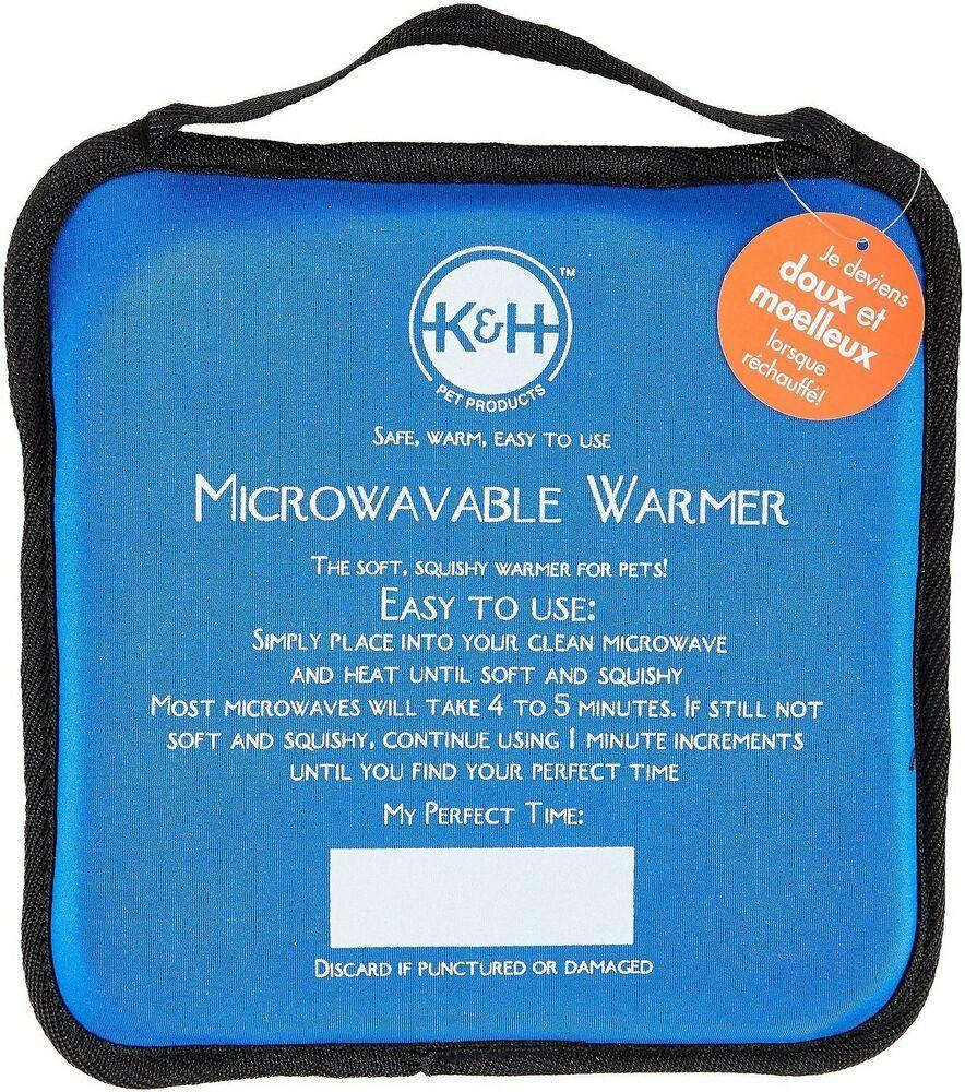 Microwavable Pet Bed Warmer - Up to 12 Hours of Warmth - 9" x 9" - K&H Pet Products K&H Pet Products 