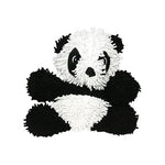 Tough Panda Dog Toy - Mighty® Microfiber Ball - Panda Tuffy Junior 
