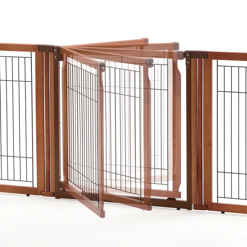3-in-1 Convertible Pet Gate - Convertible Elite Pet Gate 4-Panel Richell 