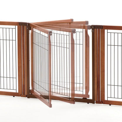 3-in-1 Convertible Pet Gate - Convertible Elite Pet Gate 4-Panel Richell 