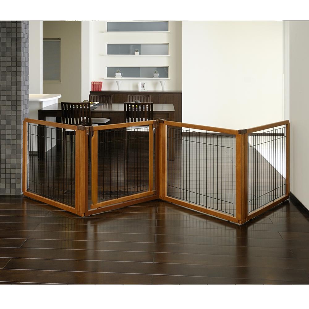 3-in-1 Convertible Pet Gate - Convertible Elite Pet Gate 4-Panel Richell 