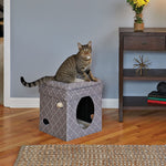 Cube Cat House - Curious Cat Cube - Cozy Cat Hideaway - Midwest Home for Pets Midwest 