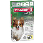 Flea and Tick Control for Dogs Under 10 lbs 2 Month Supply Advantix 